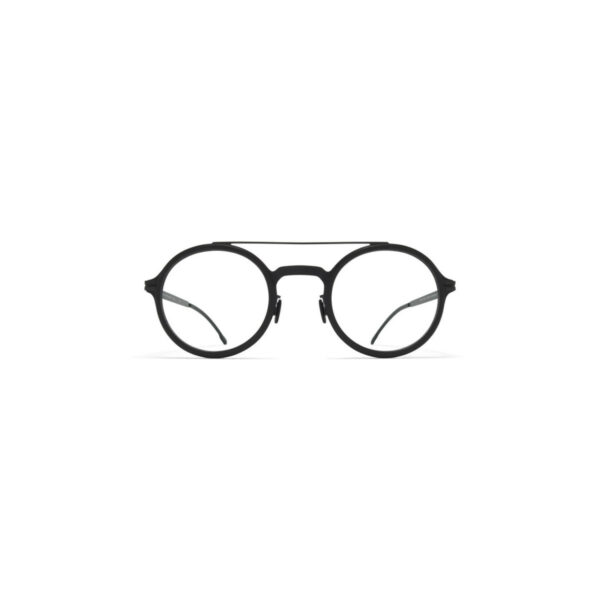 Oprawy okularowe model Hemlock czarne okrągłe druk 3D