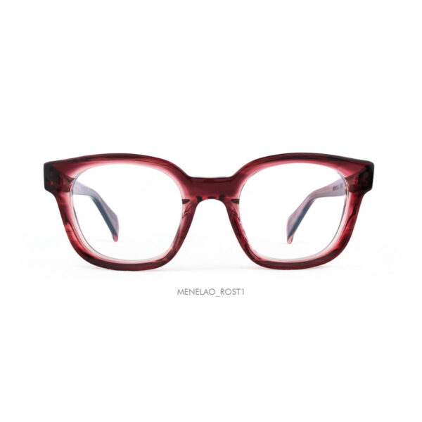 Oprawy okularowe Dandy's model Menelao prostokątny duże czerwone