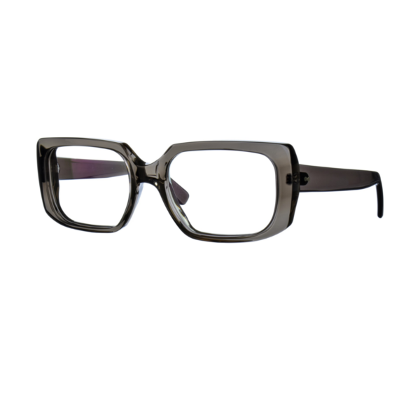 Oprawy okularowe model Angus bok szare transparentne akryl